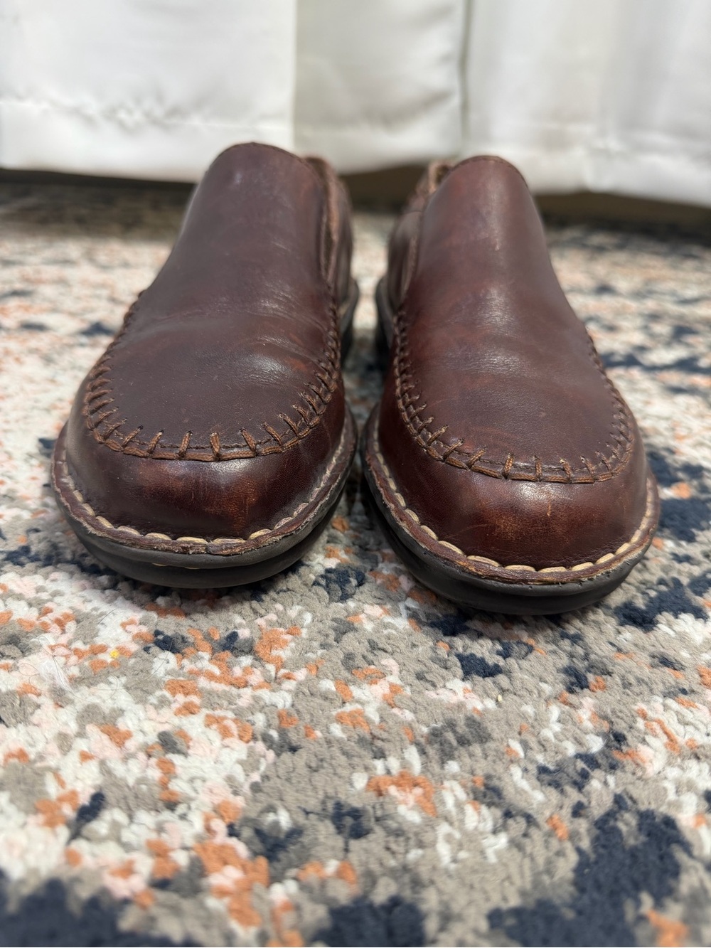 Børn Brown Leather Slip-On Loafers Women’s 7 / EU 38 Handcrafted Comfort Shoes - Picture 2 of 13